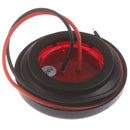 2X Red 2 inch 7 LED Round Side Marker Clearance Light FOR Truck Trailer Camper
