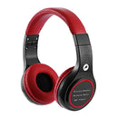 Bluetooth Headphones Headset Noise Cancelling Over Ear with Microphone Red