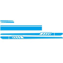 Vinyl Sport Stripes Car Styling Stickers Auto Door Mirror Hood Side Skirt Decals