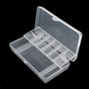 Plastic Organizer 11 Compartment Storage Box Earring Jewelry Case Container