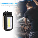 3W LED+COB USB IP44 Work Light Magnetic Folding Car Inspection Repair Lamp Torch
