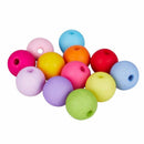 100PCs Acrylic Spacer Beads Round Mixed 10mm(3/8 inch)Dia. Y8E8