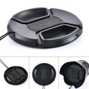 Black Front Lens Cap Hood Cover Clip-on For Nikon Canon Tamron Tokina Sigma 77mm