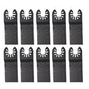 10pcs Carbon Steel Durable Oscillating Saw Blade for Wood Plastic Soft Metal
