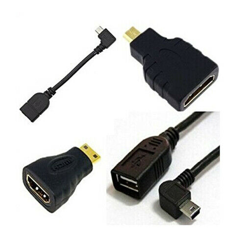 Android Tablet Cable Adapter Set-Micro-USB OTG; Mini USB OTG; HDMI jack to  X8Z9
