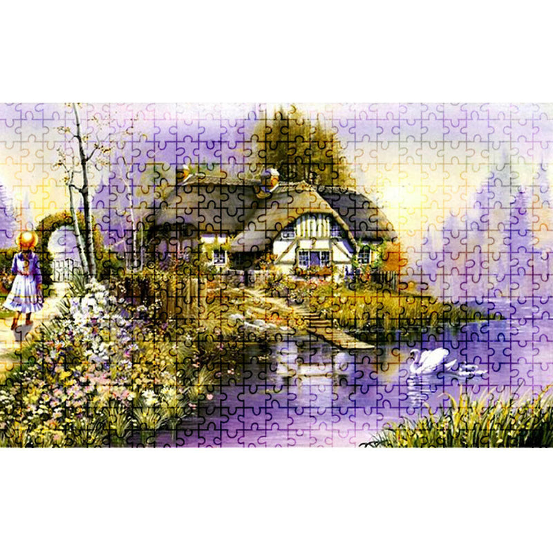 1000pcs Landscape Puzzle DIY Jigsaw Educational Toys Kids Adults Gift (E)