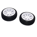 2x 1/16 Rally Tire  Car Tires Buggy Tyre Pull Rally Wheel For Car