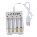 MagiDeal 4 Slot AAA Battery Charger For NiMh NiCd Rechargeable Batteries