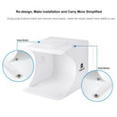 7W Portable Table Top Photo Studio Box LED Lighting Tent Softbox Lighting Kit