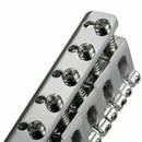 6 string Chrome 65MM Fixed HardTail Electric Guitar P Bridge