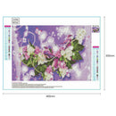 5D DIY Full Drill Diamond Painting Flowers Bird Cross Stitch Embroidery Kit