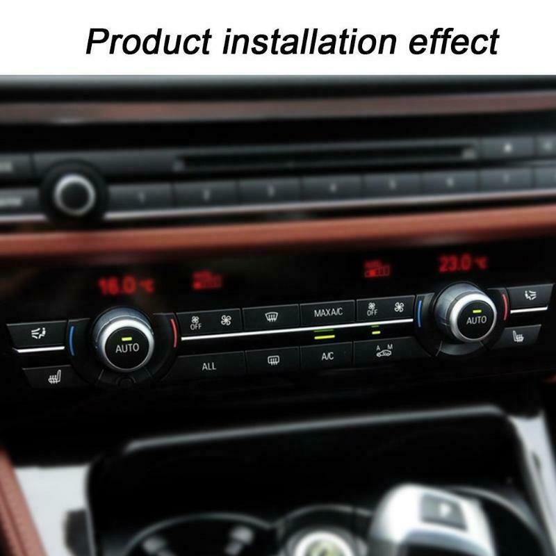 12Pcs Car Auto Air Conditional Button Key Caps A/C Heater Switch Kit Car-St H1P7