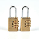 Solid Brass Lock Digit Combination Password Code for Gym Outdoor Locker Case  BX