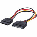 PC SATA 15 Pin Male to Female HDD Power Cable Converter Adapter H5F4