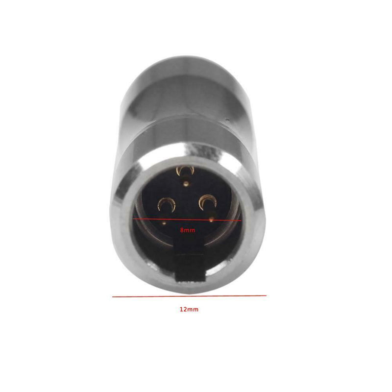 3.5mm Stereo Male to Mini XLR 3 pins Male Audio Adapter Connector Converter