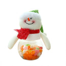 1pcs Christmas Candy Storage Box Jar Bottle Santa Claus Snowman Elk Bear Xm F6V8