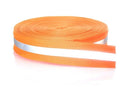 5M Reflective Tape 1" Sew-On lime Orange, fabric trim vest 15 Foot 25MM