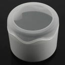 Round Plastic Single Watch Box with Sponge Cushion white I1Z9