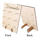 2Pc Donut Stand Wooden Candy Sweet Doughnut Holds Party Favour Storage Rack