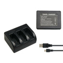 Replacement 3 Channel Battery Charger For GoPro Hero 8 5 Camera Accessories