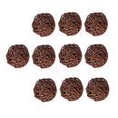 20 Pieces Natural Rattan Wicker Ball Christmas Tree Ornament Decoration 5cm