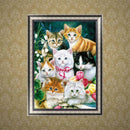5D Cats Diamond Painting Embroidery DIY Cross Stitch Home Decor Crafts Gift