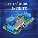 5V 12V 24V Relay Module Infinite Loop Timing Self-lock Relay Cycle Timer Module