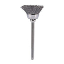 5 PCS 15 mm steel wire brush for rotary tools straight grinder A7B9