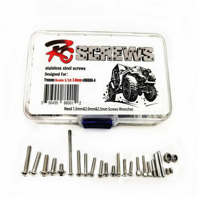 RC Crawler Screws Kit Crawler Stainless Screws Kit RC Cars Accs For -4