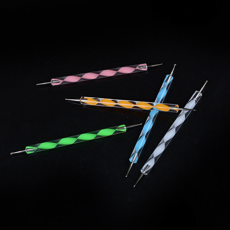 5 X 2 Way 10 Different DIY Ball Styluses Clay Sculpting Tools Nail Dotting Tools