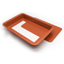Brownie Non-stick Baking Pan with Built-In Slicer / Cutter (Large)