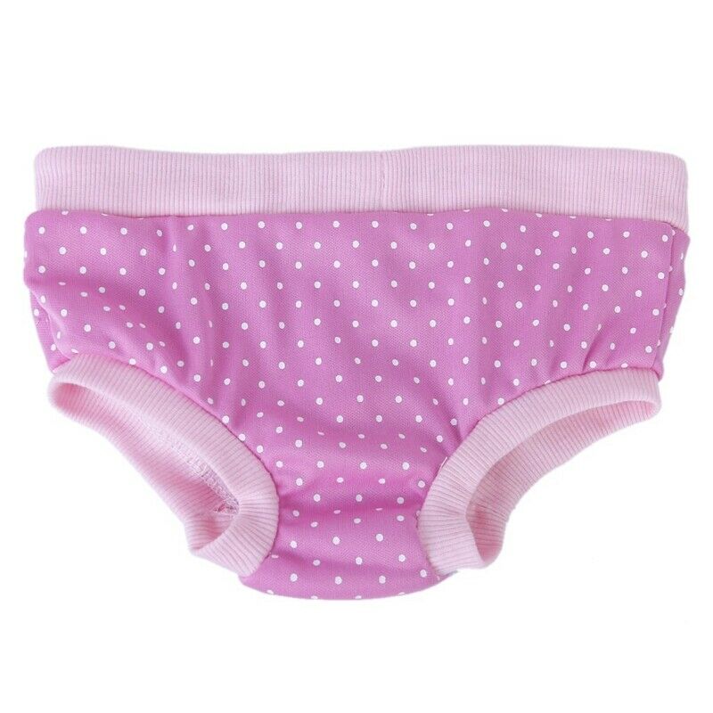 Female Pet Dog Hygienic Sanitary Diaper Pant Brief for Small Dog Pink with  A4Z9