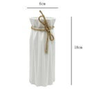 Ceramic Vase Flower Pot Flower Basket White Ceramic Imitation Artificial Fl
