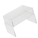 Acrylic Riser Display Shelf for Amiibo Funko Pops Figures Clear