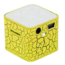 External Sound 120Mah Mini USB 4h MP3 Player 32x30x30mm Colorful Light 3.5m