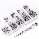 200pcs Stainless Steel Hex Socket Set Screw Grub Screws Assortment Kit M3-M8 Box