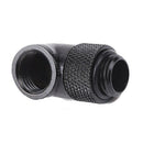 G1/4" Matte Black 90 Degree Angle Rotary Adapter Hard Rigid Tubing Fitting