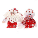 2PCS New Christmas Santa Claus Ornaments Festival Party Xmas Hanging Decor A