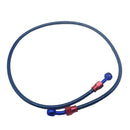 80cm Motorcycle Brake Clutch Oil Hose Pipe Fitting Stainless Steel Braided Cable