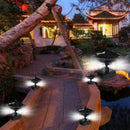 LED Solar Lighthouse Statue Rotating Light Garden Yard Outdoor 2020 Decor U6X7