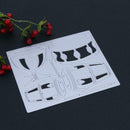 Musical Instruments Bass Drum DIY Metal Stencil Scrapbook Cutting Die