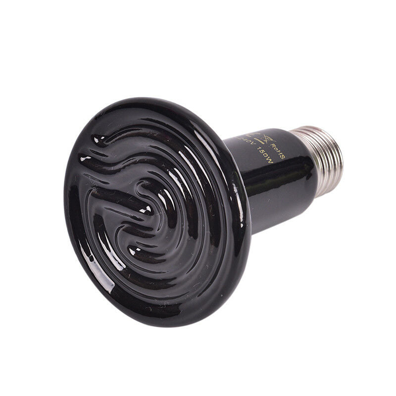 150W Infrared Ceramic Emitter Heat Light for Reptile Pet Brooder Lamp Bulb N TE