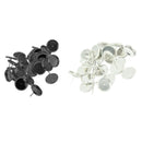48pcs Brass Metal Round Stud Earring