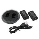 2x Rechargeable Battery+Charging Charge Dock Station for XBOX ONE Controller LJ