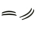4 Pieces Rubber Arch Car Truck Wheel Eyebrow Decoration Strip Stickers 25cm+32cm