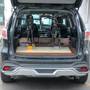 2x Alloy Car Roof Bike Rack Bicycle Vehicles SUV Carry Holder Front Fork Lock