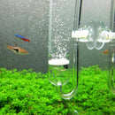 Aquarium Tank Spiral CO2 Diffuser Glass U Shaped Tube Bubble Suctio Counter S6E3