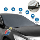 Car Windshield Cover Snow Frost Ice Magnetic Sun Protector Scraper Truck Su Y8W0