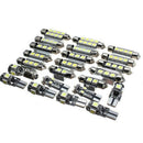 23pcs T10 10SMD Car LED Light Bulb White 194,T10,W5W,31MM, C5W Wedge Lamp Bulbs