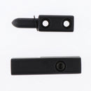 Heavy Duty Weldable Steel Gate Hinges 95mm Weld-On Barrel Ball Bearing Black